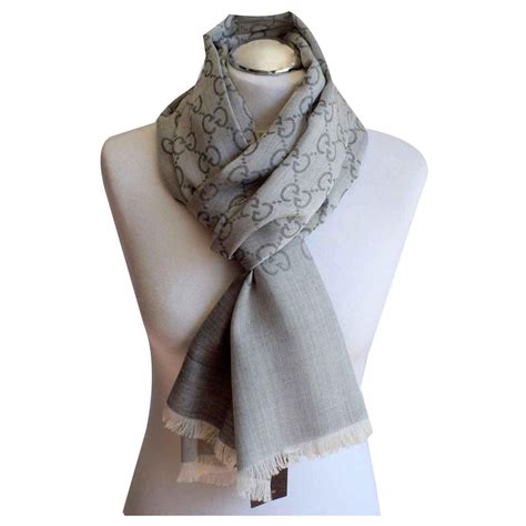 grey gucci scarf women|gucci inspired scarf.